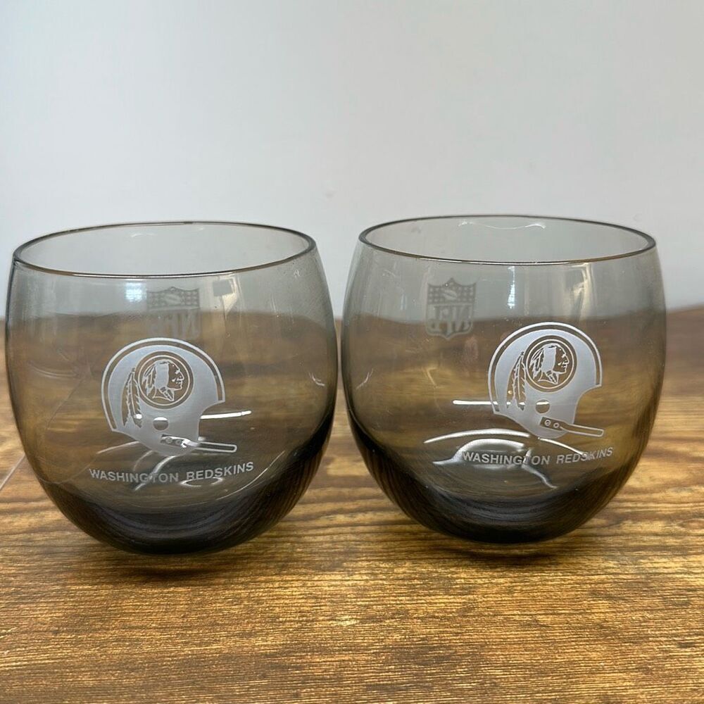 Washington Redskins NFL Low Ball Glasses set of 2